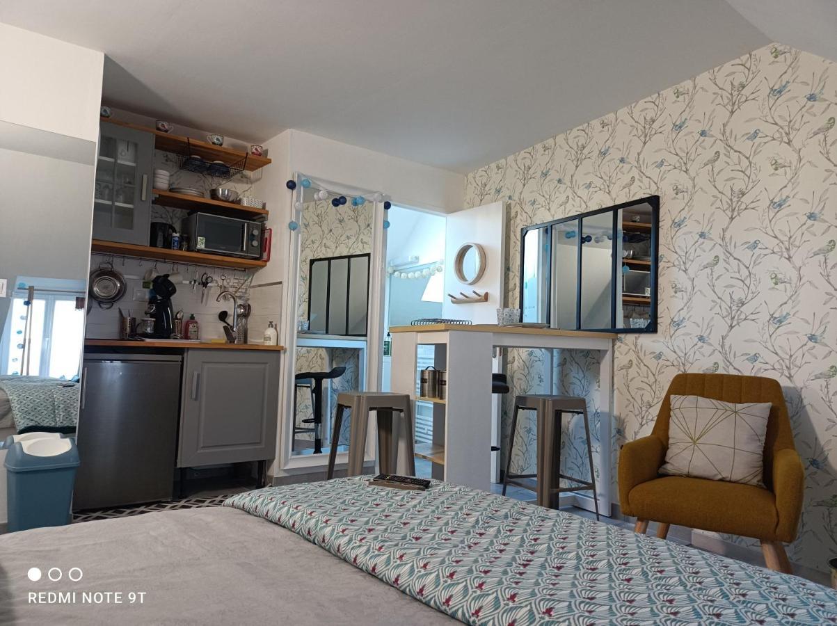 מונטרז'י Tres Beau Studio Climatisation, Trois Etoiles, Parking A Velo, Velos En Option, Parking Prive Jardin מראה חיצוני תמונה